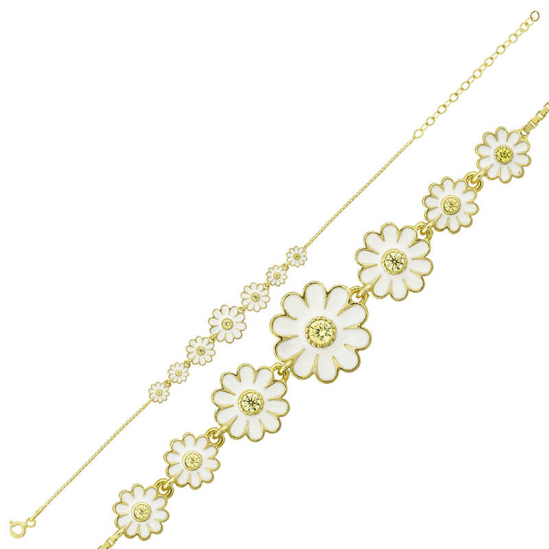gumus-gold-sirali-papatya-bayan-bileklik-iek-bileklikler-gumush-38619-60-B
