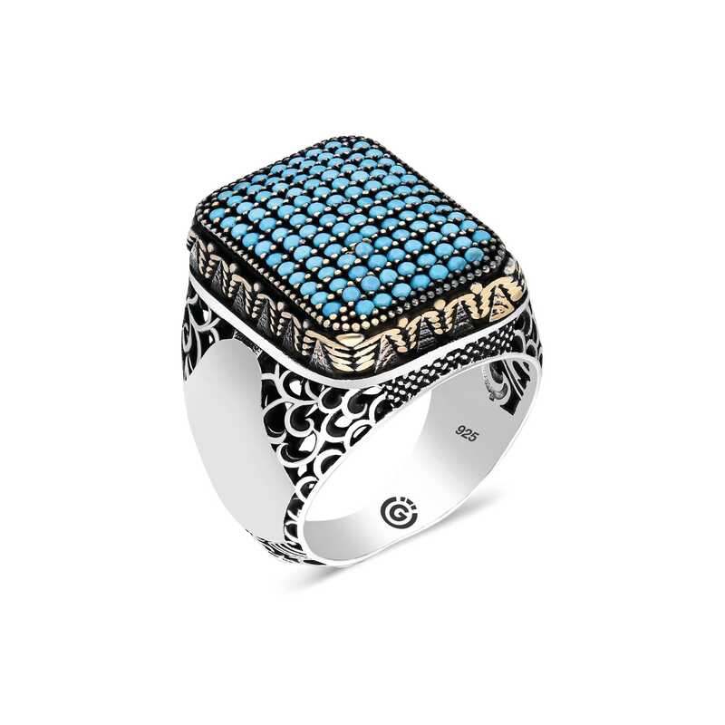 gumus-turkuaz-zirkon-tasli-kare-erkek-yuzuk-4569-mavi-tal-yzkler-gumush-39764-63-B