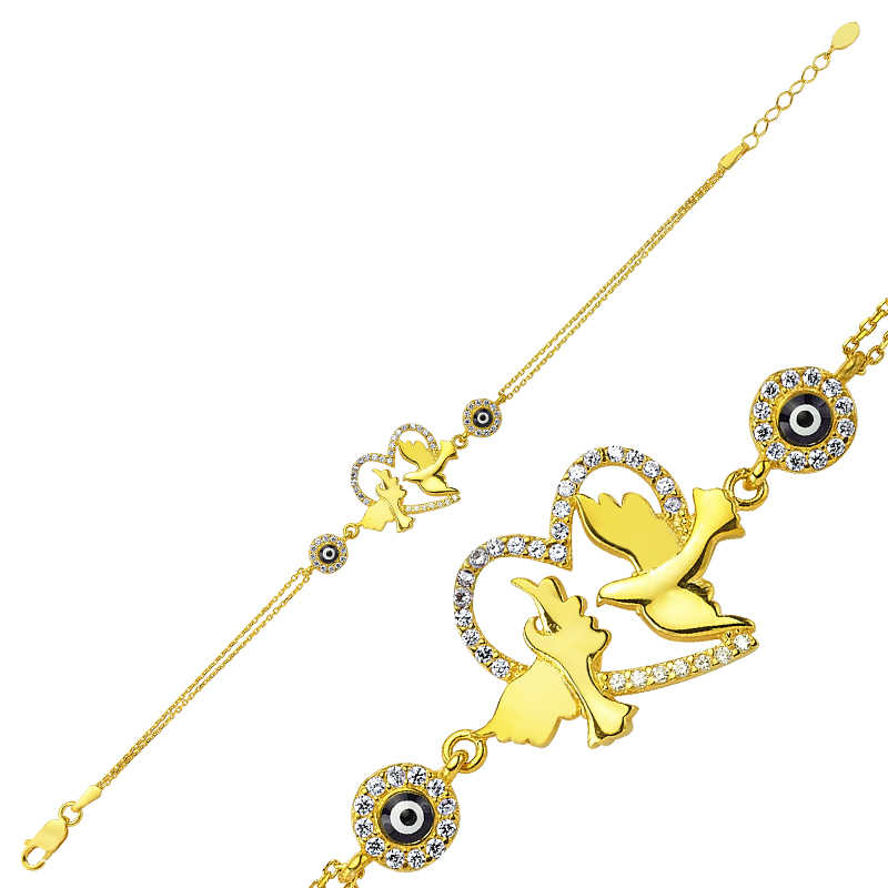 gumus-gold-kalpli-guvercin-bayan-bileklik-kalpli-bileklikler-gumush-32556-50-B