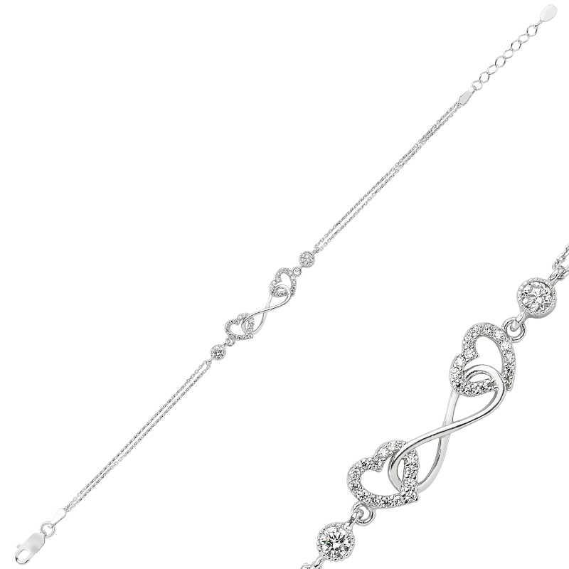 zirkon-tasli-kalpli-sonsuzluk-bileklik-kalpli-bileklikler-gumush-32573-52-B