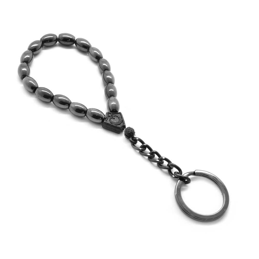 hematit-dogaltas-black-krom-celik-kombinli-tesbih-anahtarlik-anahtarlik-tesbihane-52615-32-B