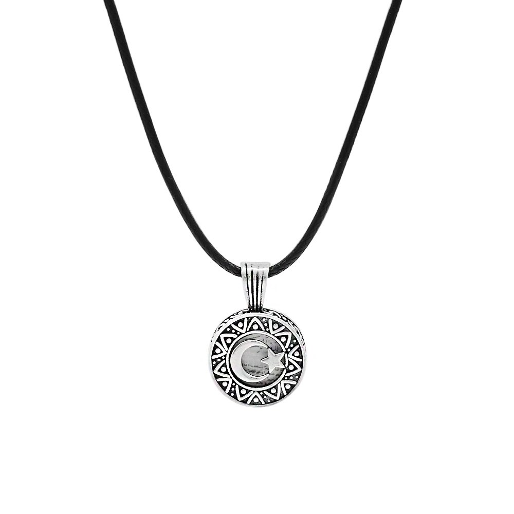 kisiye-ozel-isim-yazili-uzeri-ayyildiz-temali-925-ayar-gumus-cevsen-kolye-ceven-kolyeler-tesbihane-63863-37-B